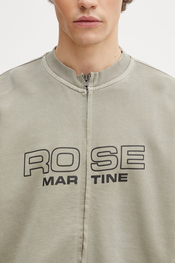 Martine Rose bluza rozpinana bawełniana męska beżowy 642JS02421
