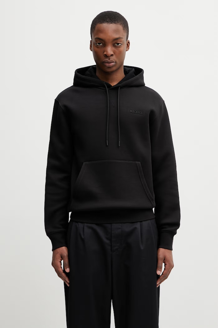 Mackage felpa con cappuccio da uomo nero KOLTON.Z