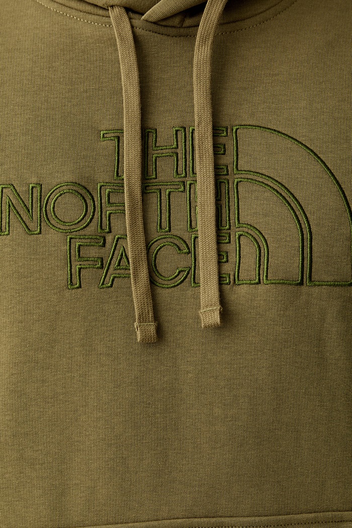 The North Face bluza z kapturem męska z bawełną Drew Peak Light NF0A8C1BMO91 zielony