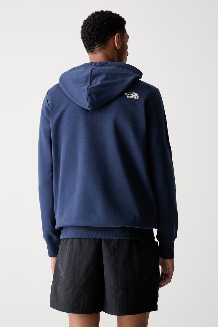 Odzież The North Face bluza z kapturem męska z bawełną Drew Peak Light NF0A8C1BMV01 granatowy