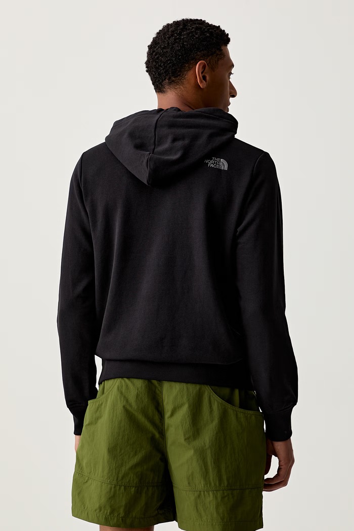 Odzież The North Face bluza z kapturem męska z bawełną Drew Peak Light NF0A8C1BW9O1 czarny
