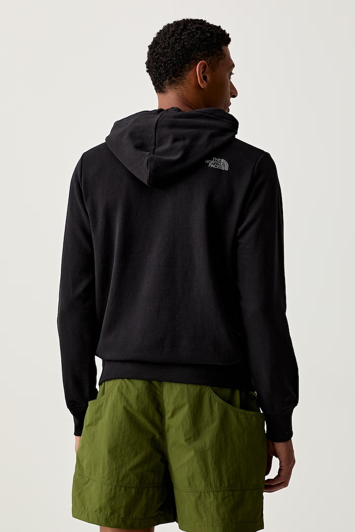 Odzież The North Face bluza z kapturem męska z bawełną Drew Peak Light NF0A8C1BW9O1 czarny