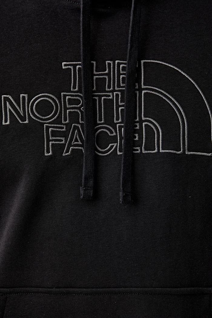 The North Face bluza z kapturem męska z bawełną Drew Peak Light NF0A8C1BW9O1 czarny