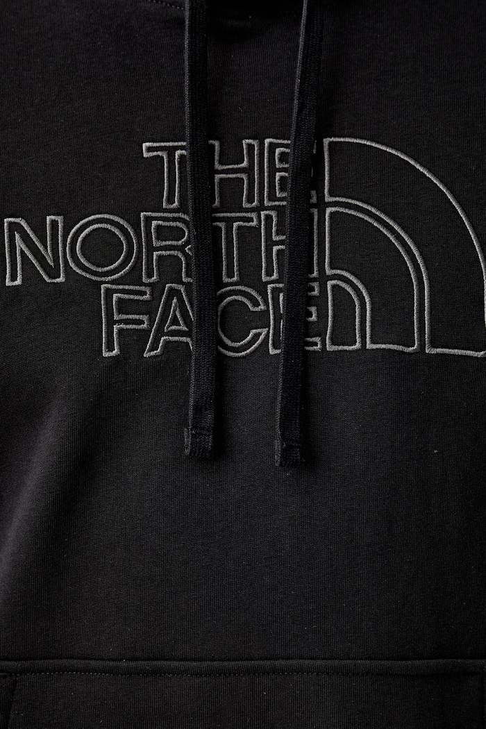 The North Face bluza z kapturem męska z bawełną Drew Peak Light NF0A8C1BW9O1 czarny