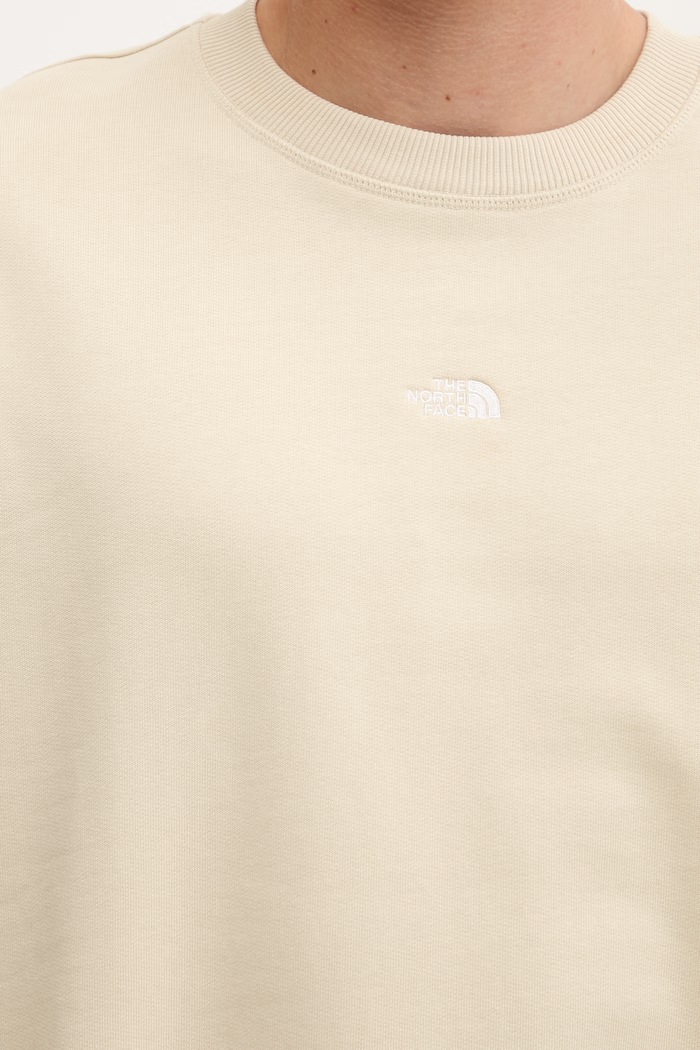 The North Face mikina dámska bavlnená Essential Light NF0A8GQCDOM1 béžová