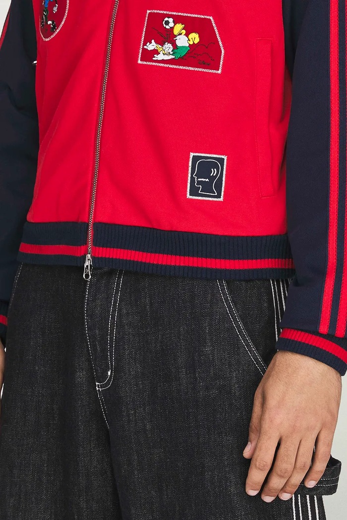 adidas Originals Braindead x Disney μπλούζα με βαμβάκι Ανδρική κόκκινο KR5176