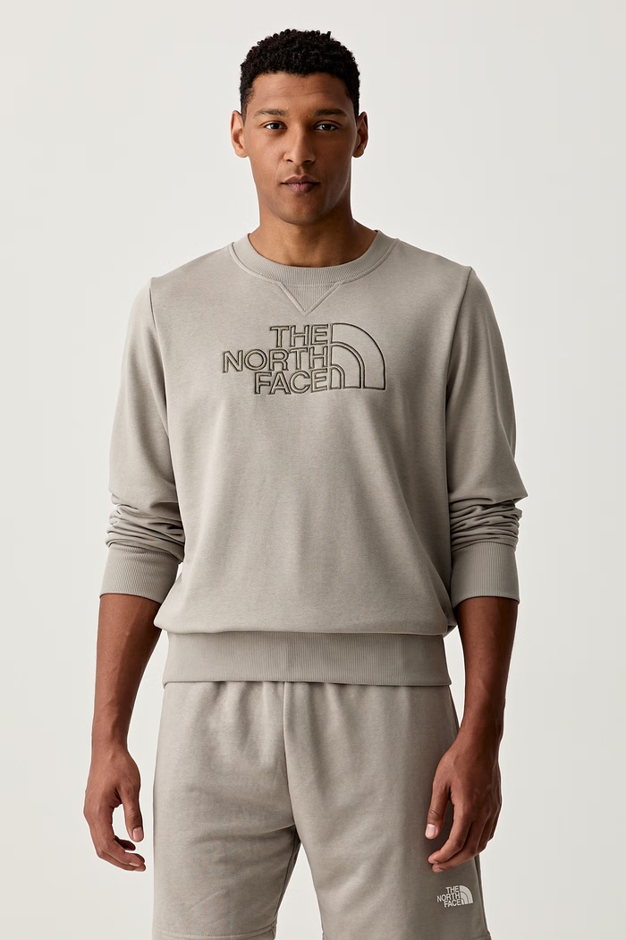 The North Face bluza męska z bawełną PEAK LIGHT REGULAR szary NF0A8C1CMUO1