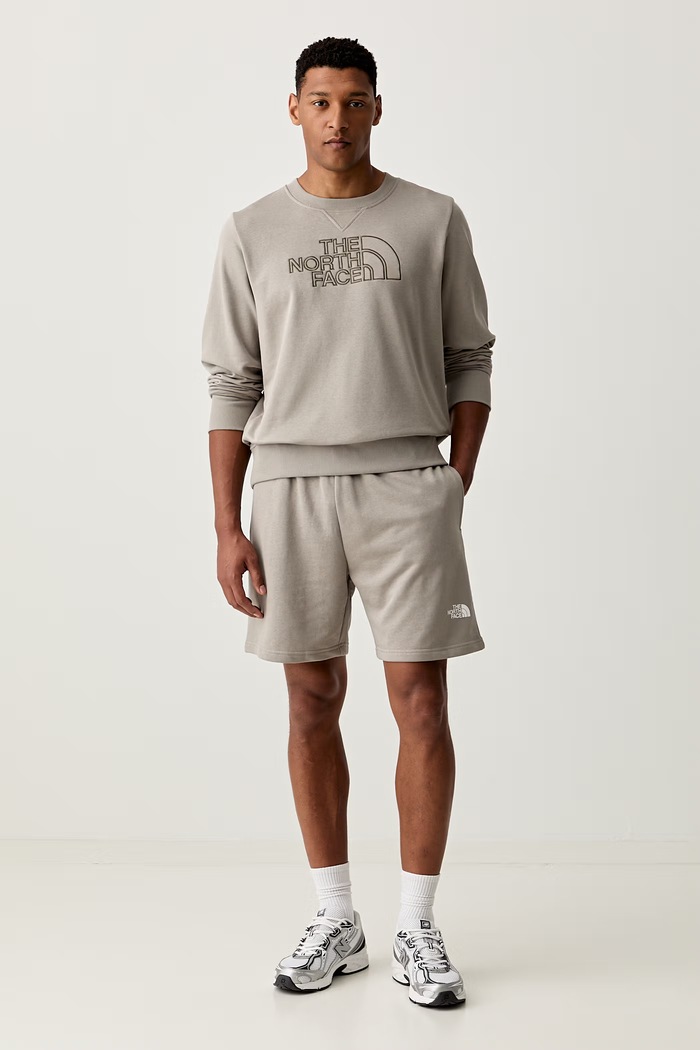 The North Face bluza męska z bawełną PEAK LIGHT REGULAR NF0A8C1CMUO1 szary SS26