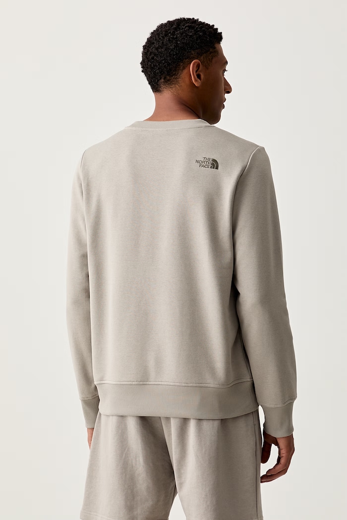 Odzież The North Face bluza męska z bawełną PEAK LIGHT REGULAR NF0A8C1CMUO1 szary