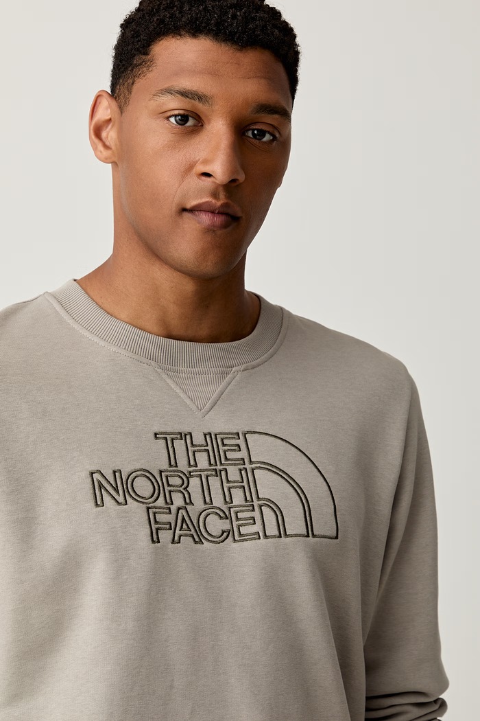 The North Face bluza męska z bawełną PEAK LIGHT REGULAR szary NF0A8C1CMUO1