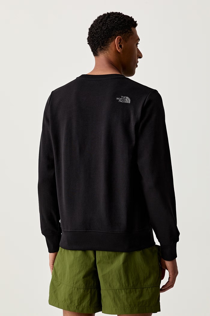 Odzież The North Face bluza męska z bawełną PEAK LIGHT REGULAR NF0A8C1CW9O1 czarny