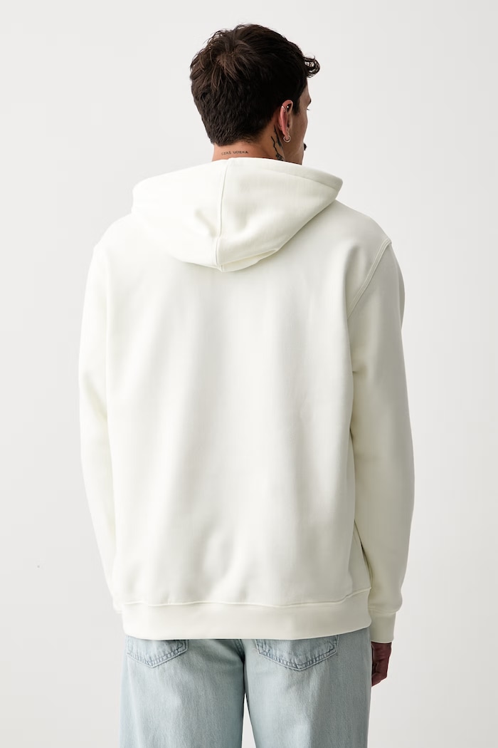 Odzież adidas Originals bluza z kapturem męska z bawełną LF9232 beżowy