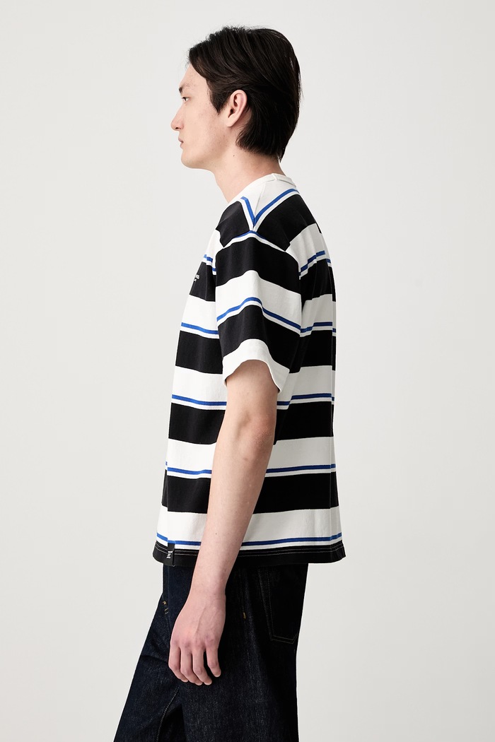 Neighborhood T-shirt bawełniany męski 261UWNH.CSM13 biały SS26