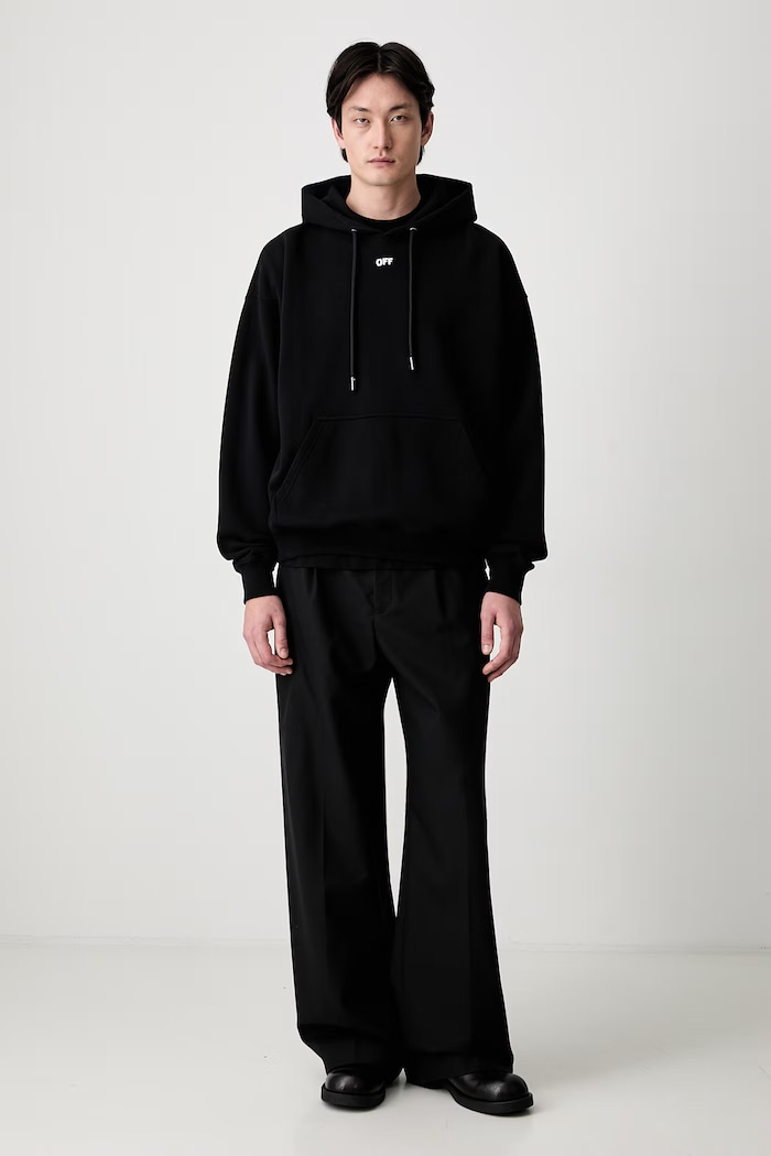 Off-White Rubbed Paint Arrows hoodie cotton Men's 44MBB085S26F00K001