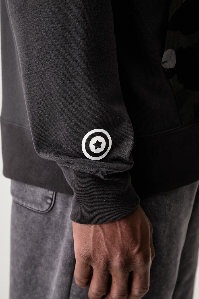 A Bathing Ape Camo Shark bluza rozpinana z kapturem bawełniana męska 001ZPM301009M