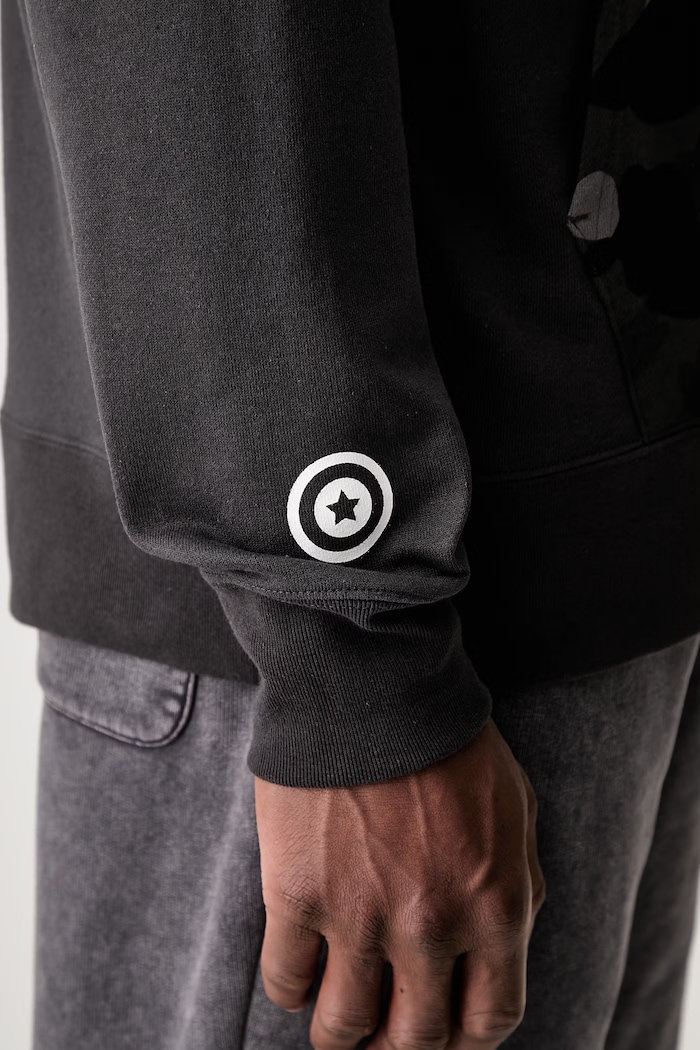 A Bathing Ape Camo Shark bluza rozpinana z kapturem bawełniana męska 001ZPM301009M