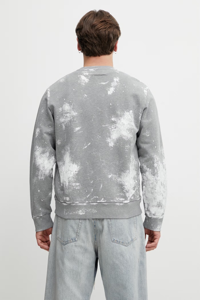 Oblečenie MM6 Maison Margiela mikina pánska bavlnená SH2GU0033.S25337 sivá