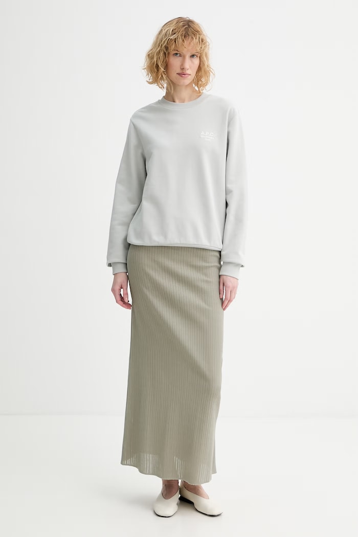 Oblečenie Mikina A.P.C. SWEAT STANDARD RUE MADAME COHGR.M27913 sivá