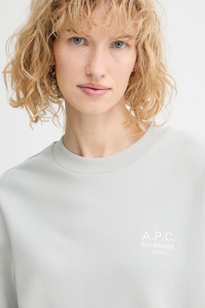 Mikina A.P.C. SWEAT STANDARD RUE MADAME COHGR.M27913