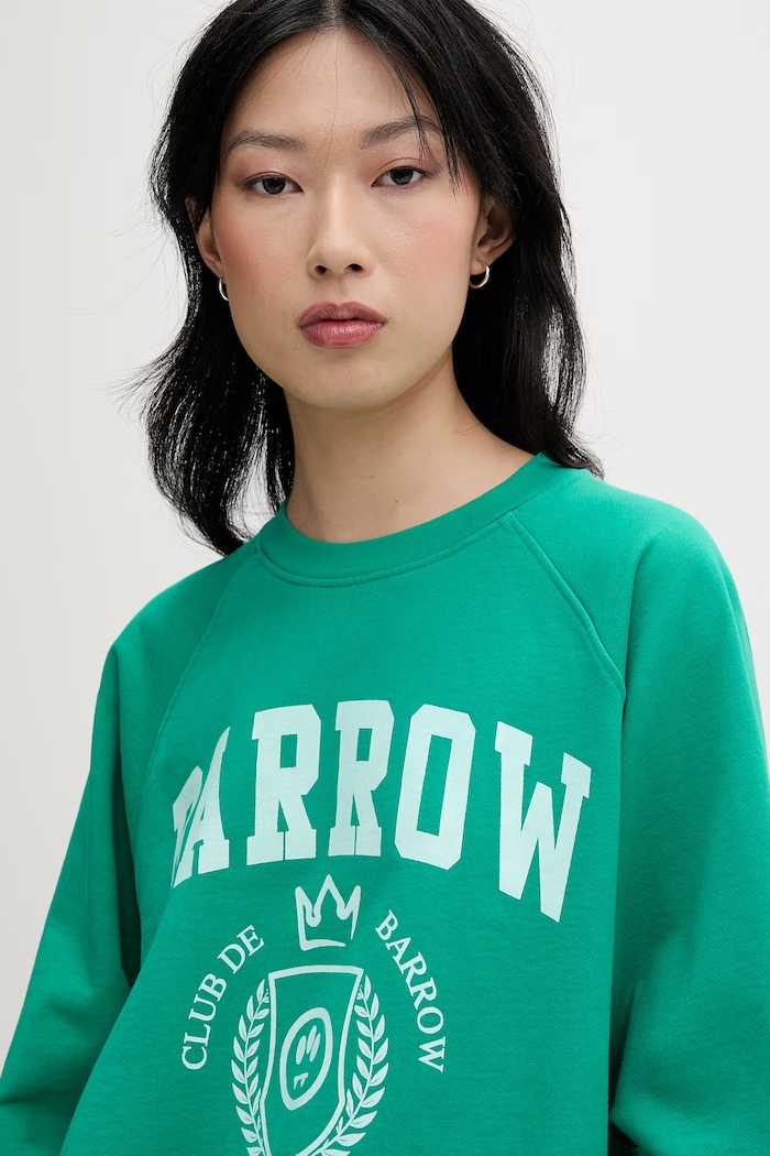 Barrow hanorac din bumbac verde S6BWUASW020
