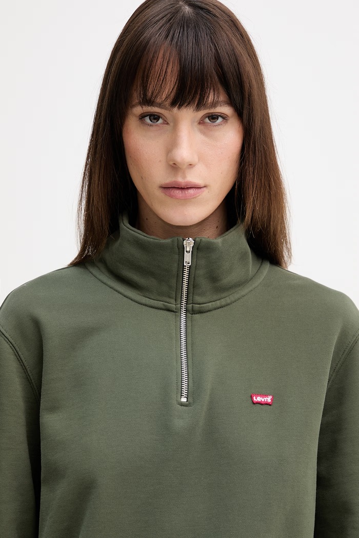 Bavlnená mikina Levi's LSE_ORIGINAL HM 1/4 ZIP 001B9