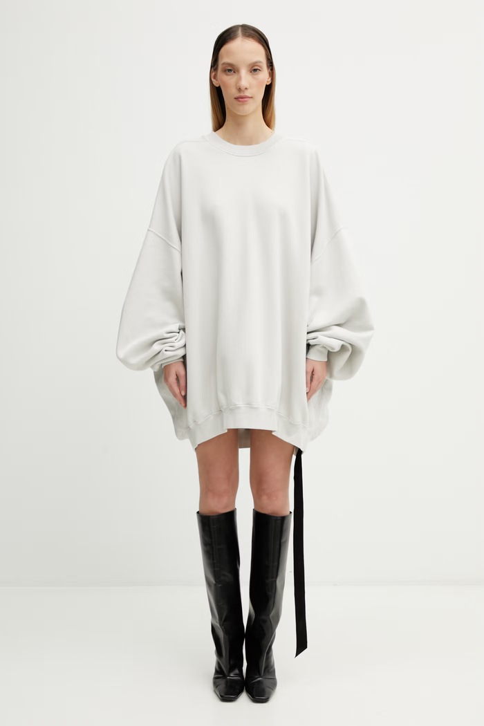 Rick Owens DRKSHDW Hun sweatshirt cotton Women's gray DS01F4242.FP