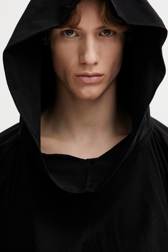 Βαμβακερή μπλούζα Rick Owens DRKSHDW μαύρο DS01F4218.RN