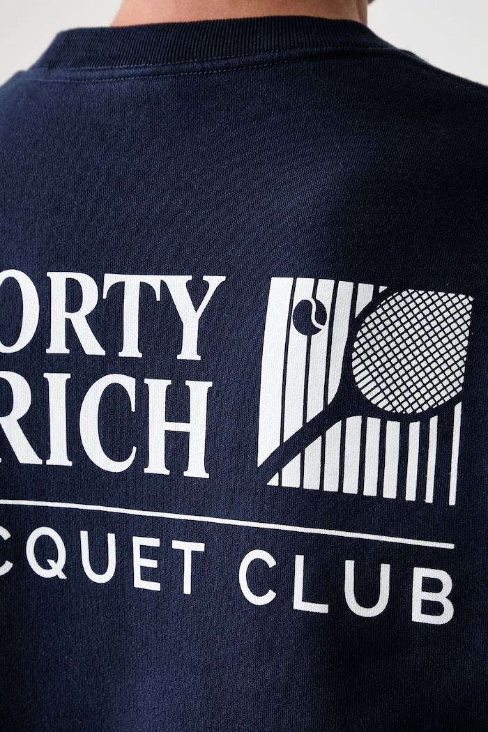 Sporty & Rich Promo bluza bawełniana ST09875431BL106 granatowy
