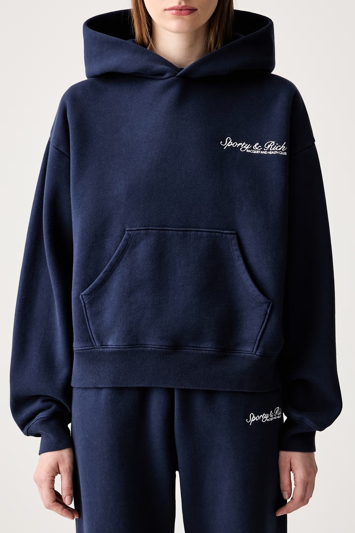 Sporty & Rich Syracuse oversize mikina bavlnená STO9575325BL106