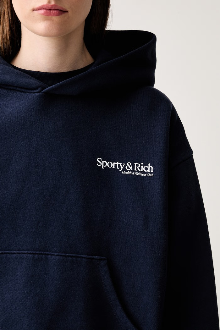 Sporty & Rich Modern mikina s kapucňou bavlnená ST095710087BL106