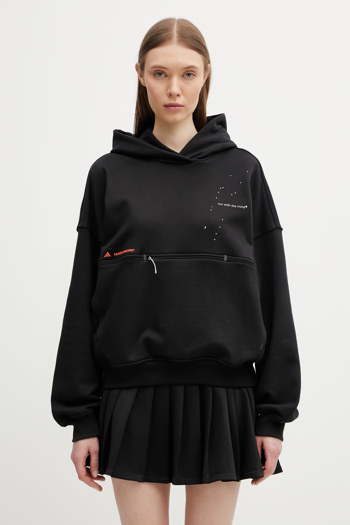 adidas Performance adidas x Koumori bluza z kapturem bawełniana JY4090 czarny SS26