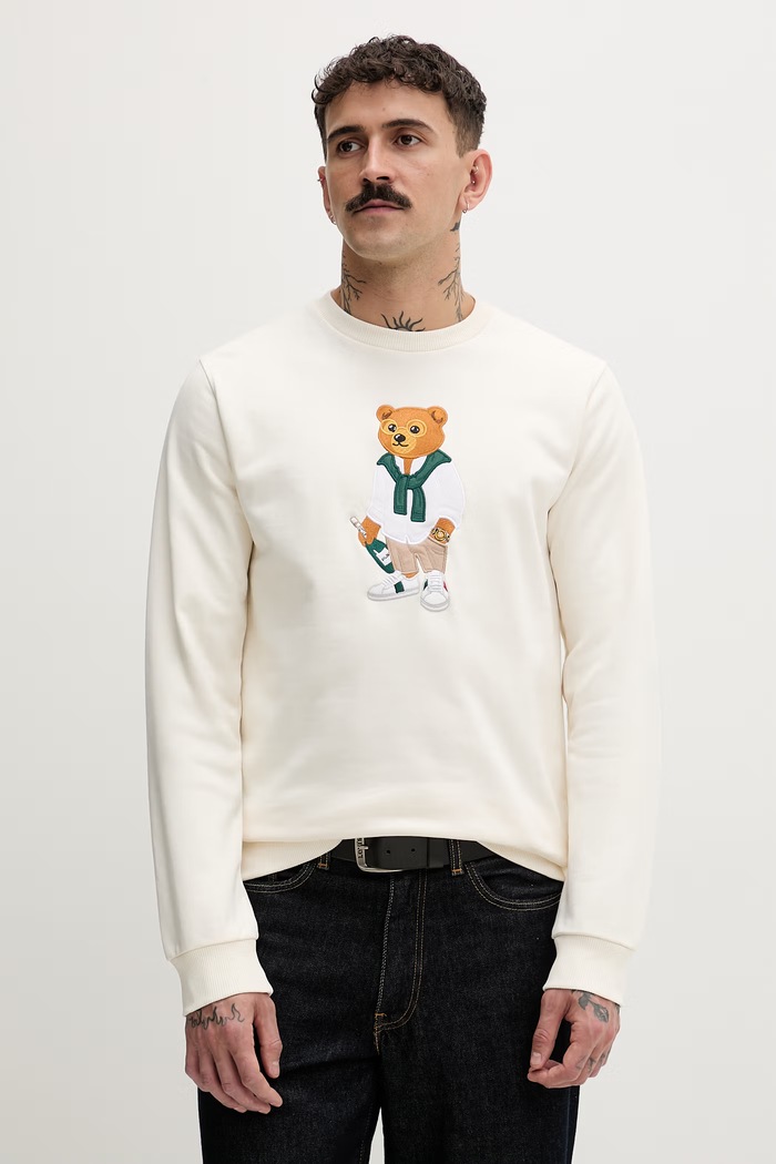 Baron Filou hanorac din bumbac Filou CXL bej 000015636