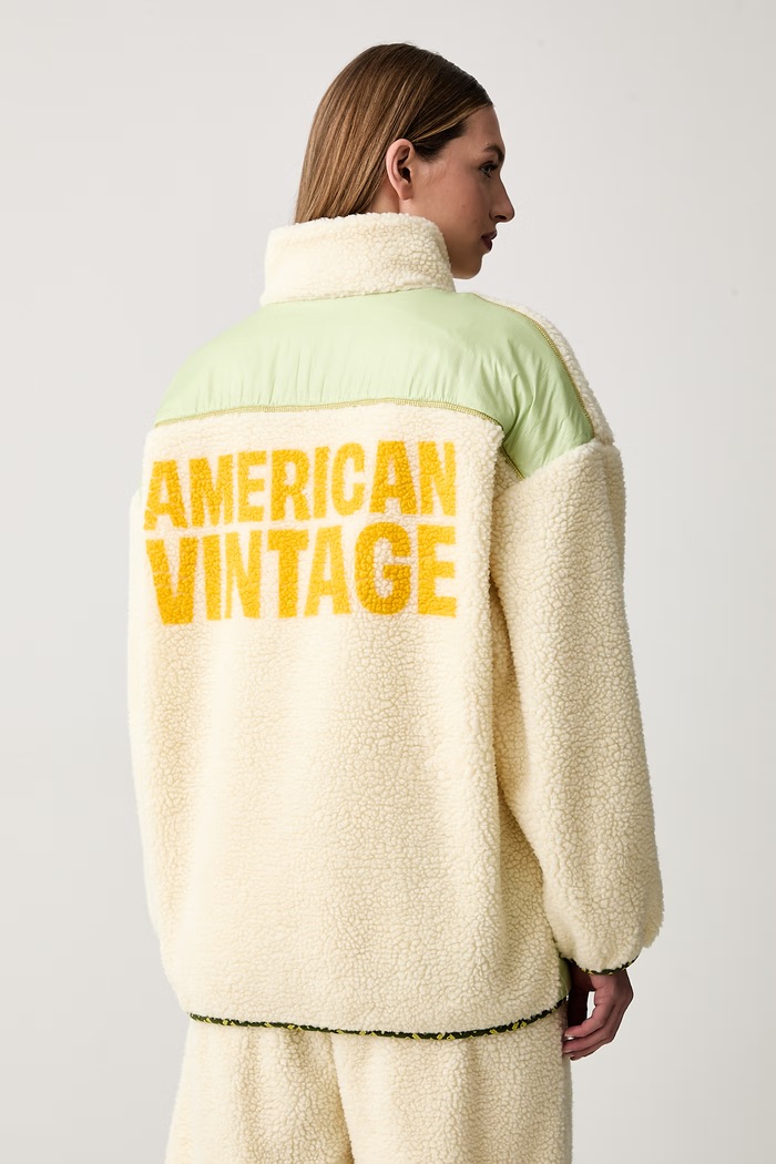 American Vintage hanorac oversized bej HOK03B20