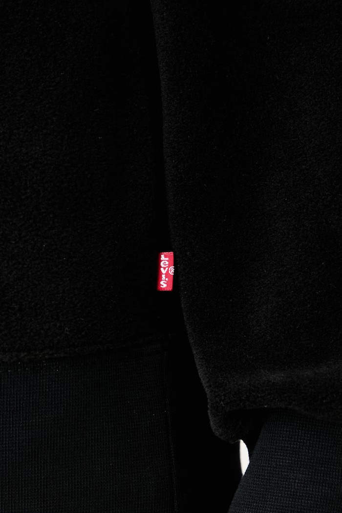 Levi's bluza polarowa LSE_ORIGINAL HM 1/4 ZIP 001B9.0010 czarny
