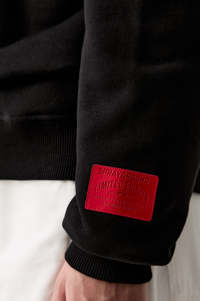 Sprayground кофта из хлопка SP827G чёрный