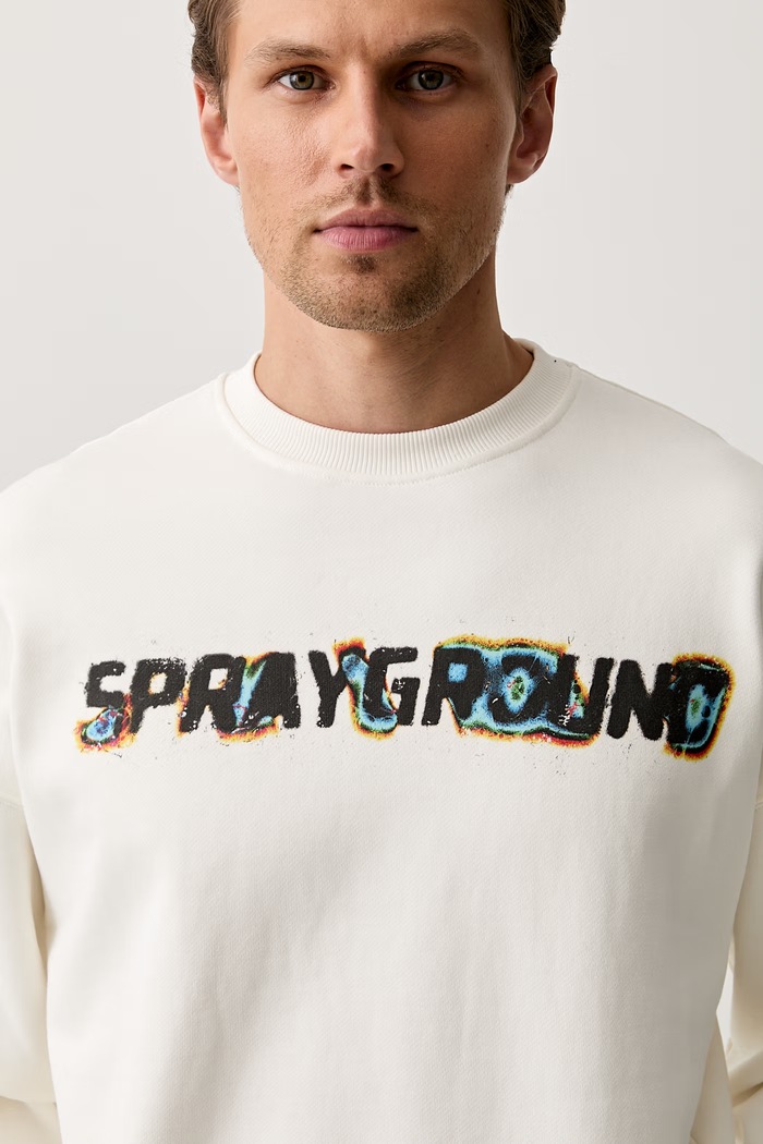Sprayground bluza bawełniana beżowy SP792GIVO