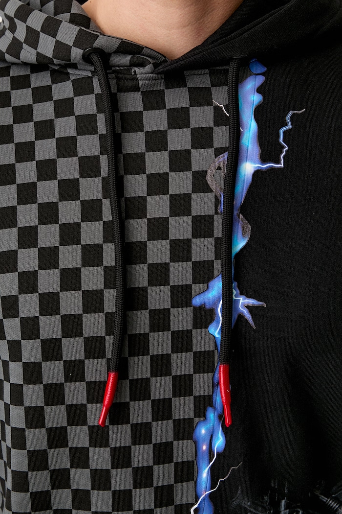 Sprayground mikina s kapucňou bavlnená SP404 čierna