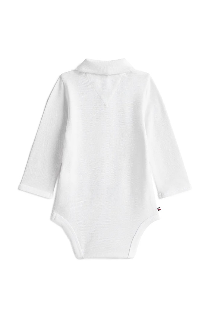Kojenecké body Tommy Hilfiger KN0KN02075.PPY2 bílá SS26
