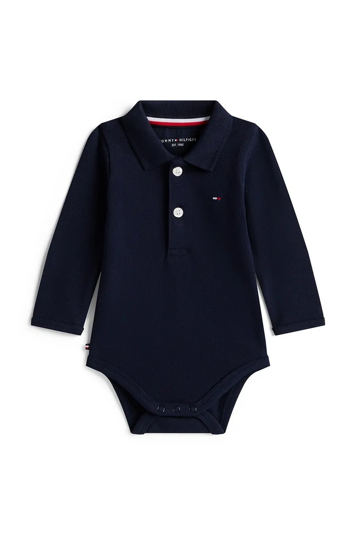 Kojenecké body Tommy Hilfiger námořnická modř KN0KN02075.PPY2