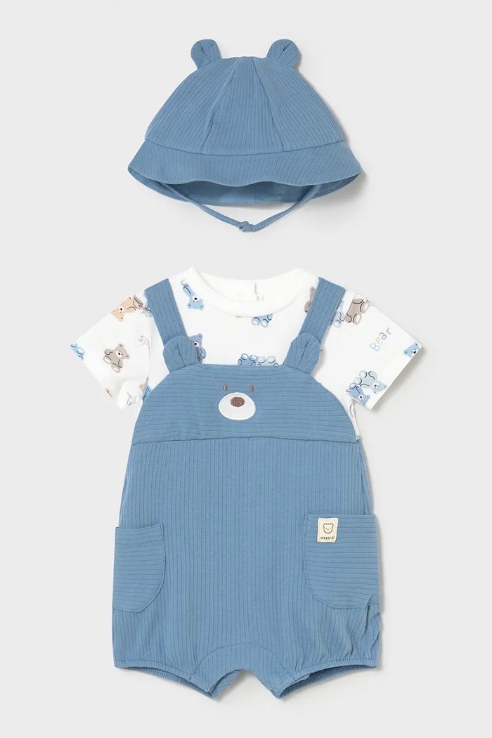 Бебешки къс гащеризон Mayoral Newborn За бебета син 1608.1G.Newborn.PPY2