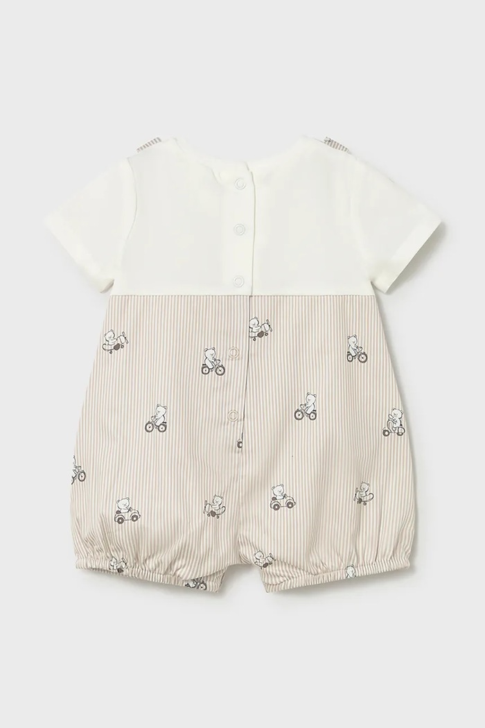 Mayoral Newborn rampers niemowlęcy 1613.1B.Newborn.PPY2 beżowy SS26