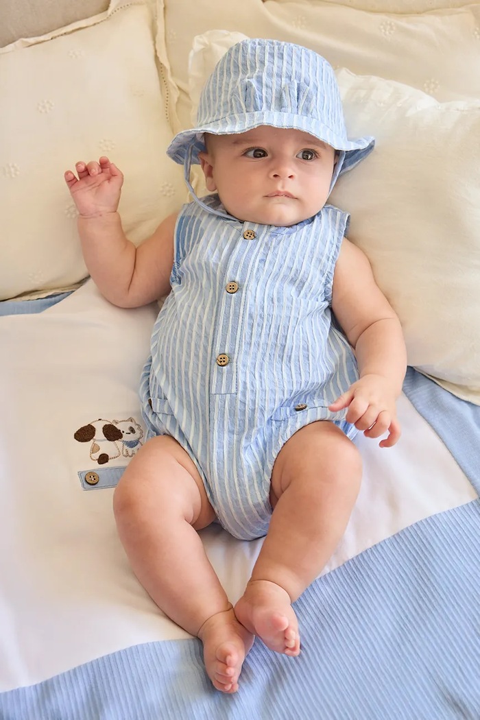 Комбінезон для немовлят Mayoral Newborn Для немовлят блакитний 1614.1C.Newborn.PPY2