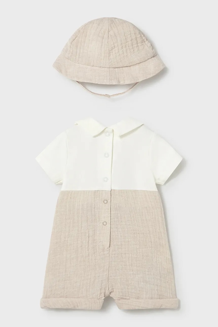 Βρεφικά φορμάκια Mayoral Newborn 1651.1L.Newborn.PPY2 μπεζ SS26