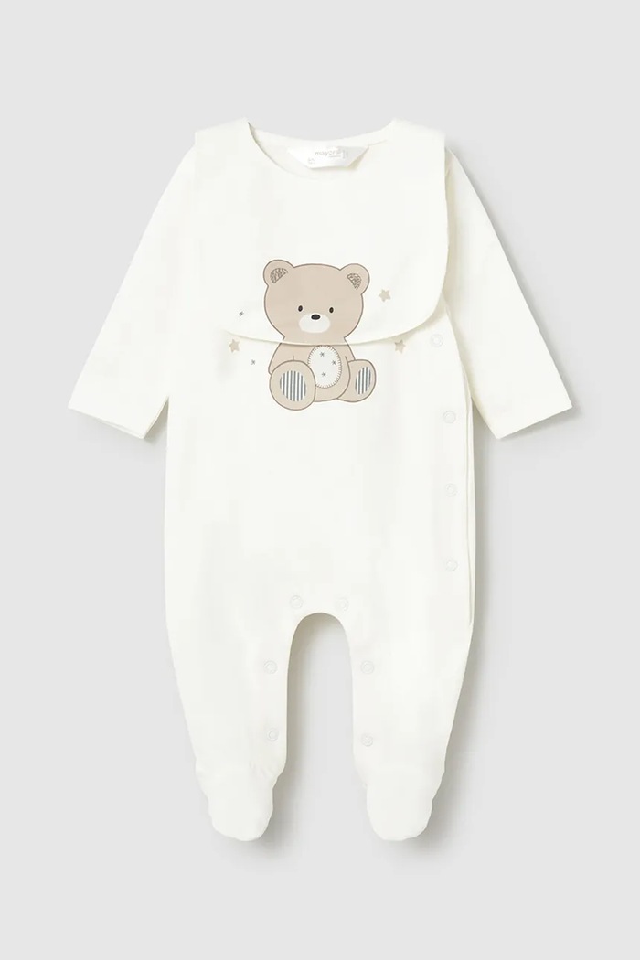Mayoral Newborn costum bebe alb 1714.1B.Newborn.PPY2