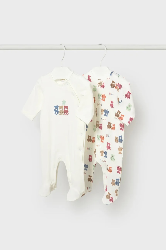 Mayoral Newborn costum bebe 2-pack 1720.1G.Newborn.PPY2 alb SS26