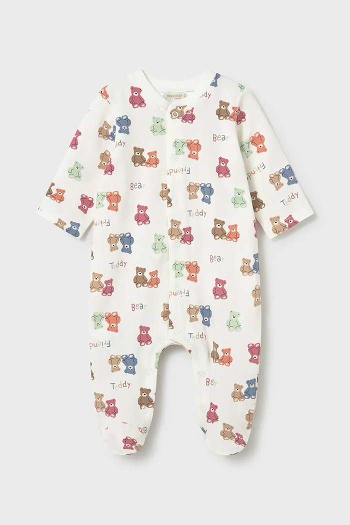 Băieți Mayoral Newborn costum bebe 2-pack 1720.1G.Newborn.PPY2 alb