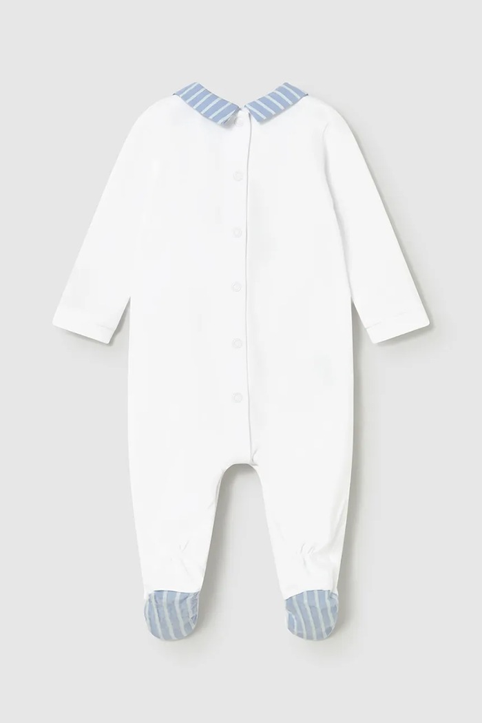 Kombinezon bez rukava za bebe Mayoral Newborn 1742.1C.Newborn.PPY2 bijela SS26