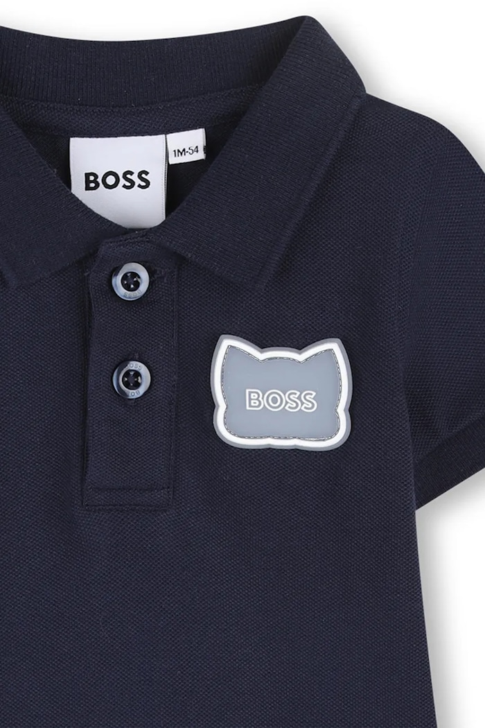 Chlapec Detské dupačky BOSS J53033 tmavomodrá
