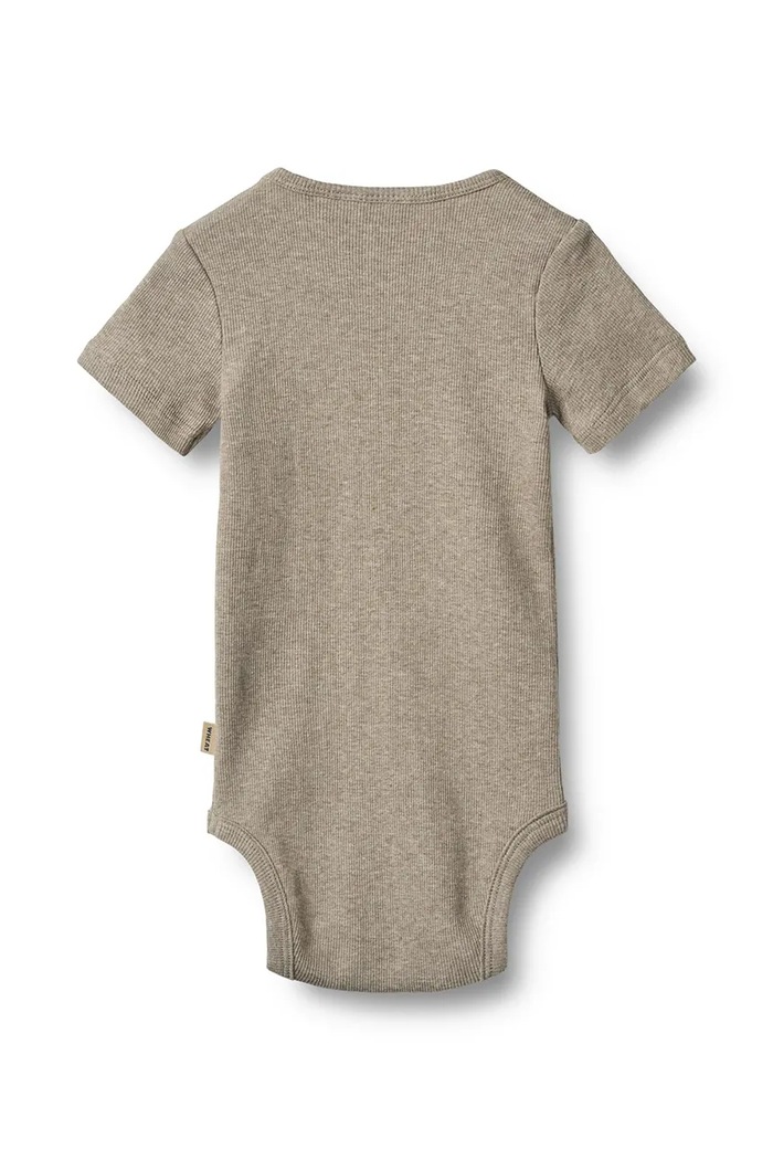 Боди для младенцев Wheat 9129.006.GOTS серый SS26