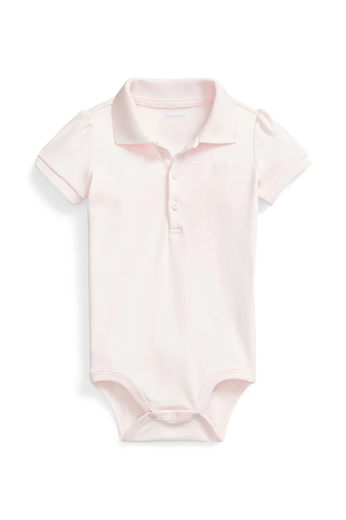Body pre bábätká Polo Ralph Lauren ružová 310866741002